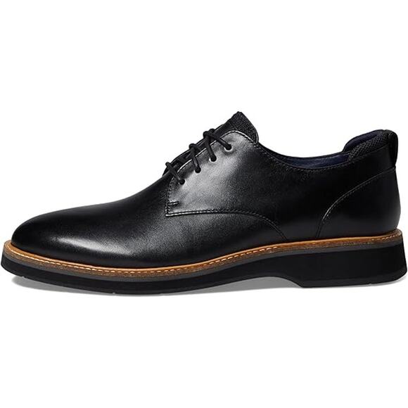 NWT Cole Haan Men\'s Osborn Grand 360 Plain Toe Oxfords, Black-Size 9.5